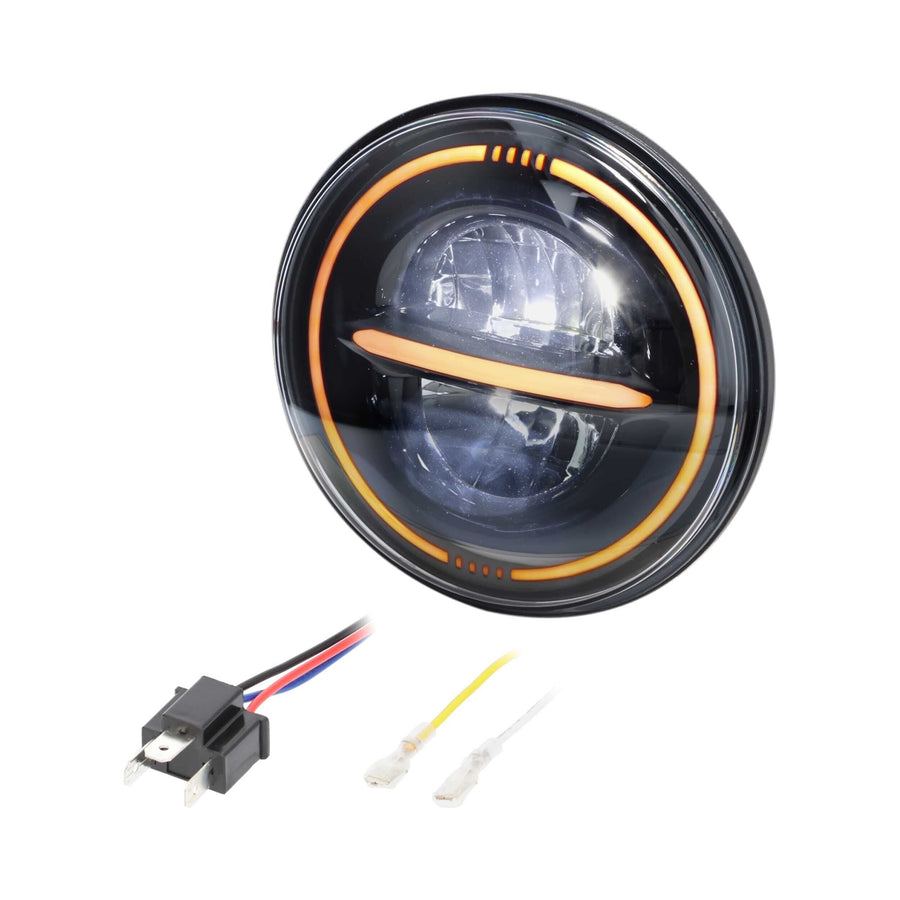 7" Reflector Headlight with Full Halo - Metra (BC-709B)