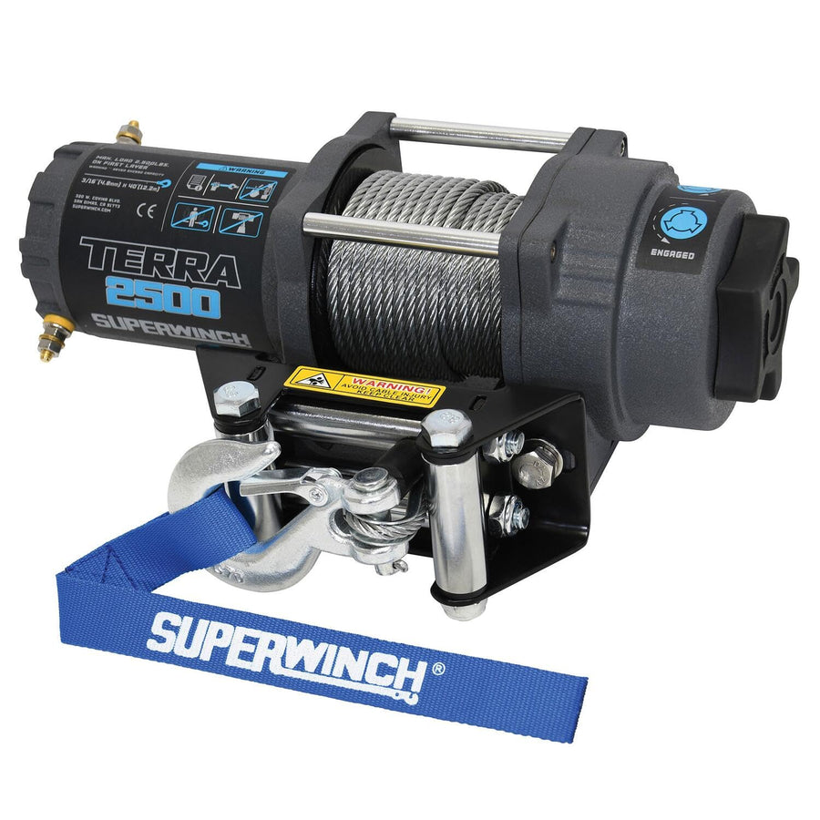 Winch Roller Fairlead 2500 lbs 40ft Steel Rope