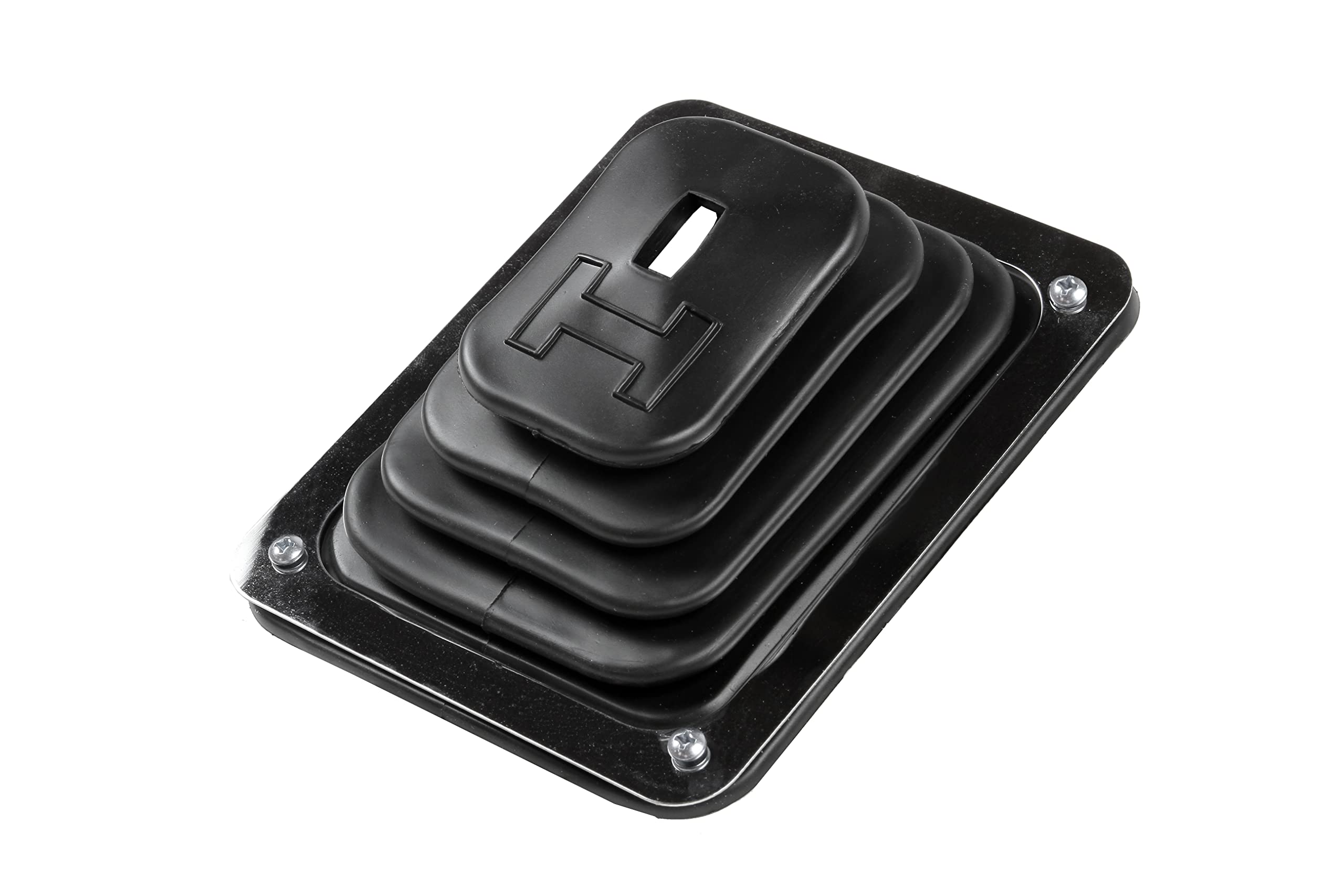 Hurst B-4 1144580 Shifter Boot and Plate Kit, Black