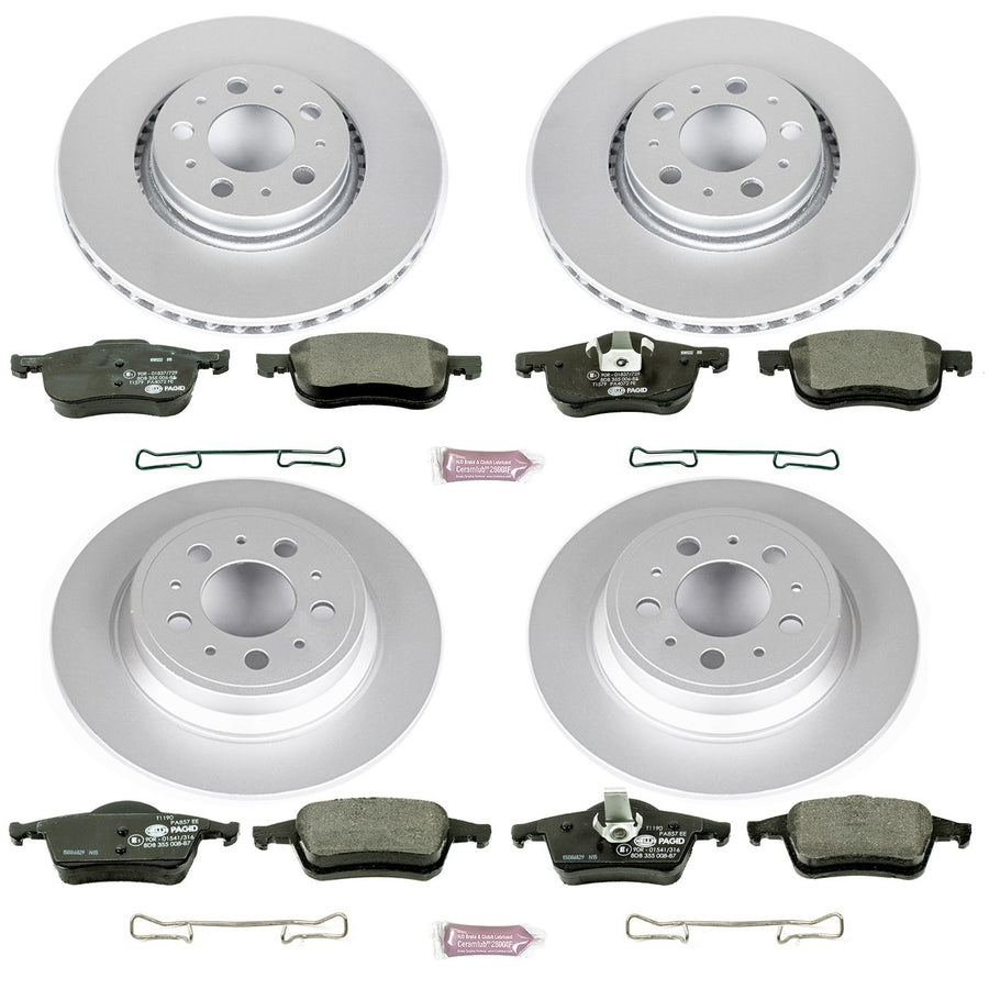 Euro-Stop Power Stop ESK4431 Brake Kit Front and Rear