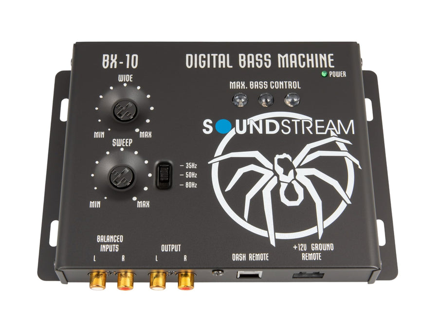 Bass Enhancer Processor Soundstream BX-10 – Car Audio Bass Restoration Processor with Remote Control | Epicenter Alternative for Factory & Aftermarket Sound Systems | Subwoofer Bass Booster