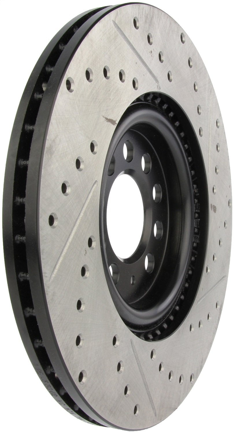Sport Drilled/Slotted Brake Rotor StopTech 127.33062R (Front Right), 1 Pack