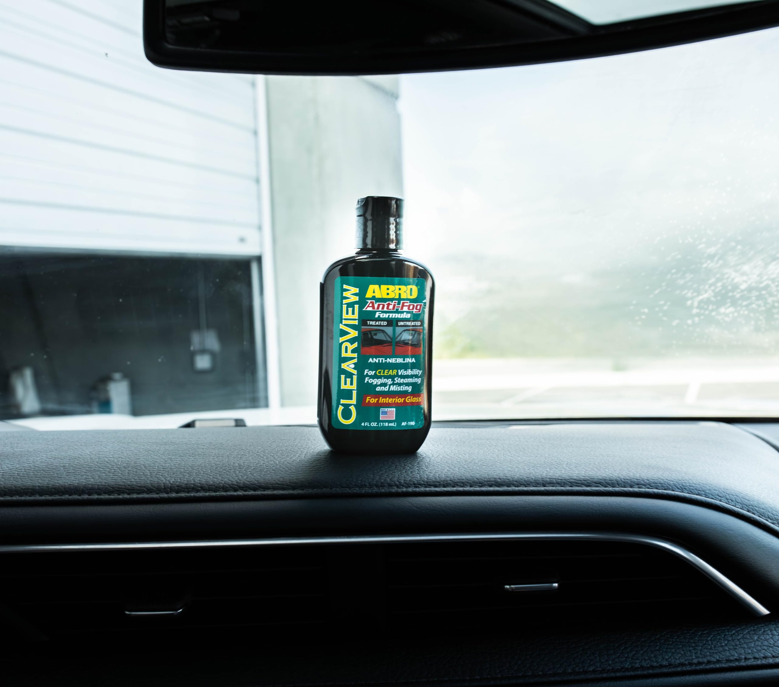 Clearview ABRO Anti-Fog, 4 fl. oz., Effective Defogger for Windows, Glass, Mirrors & Plastics for Home & Automotive Use (Pack of 1)
