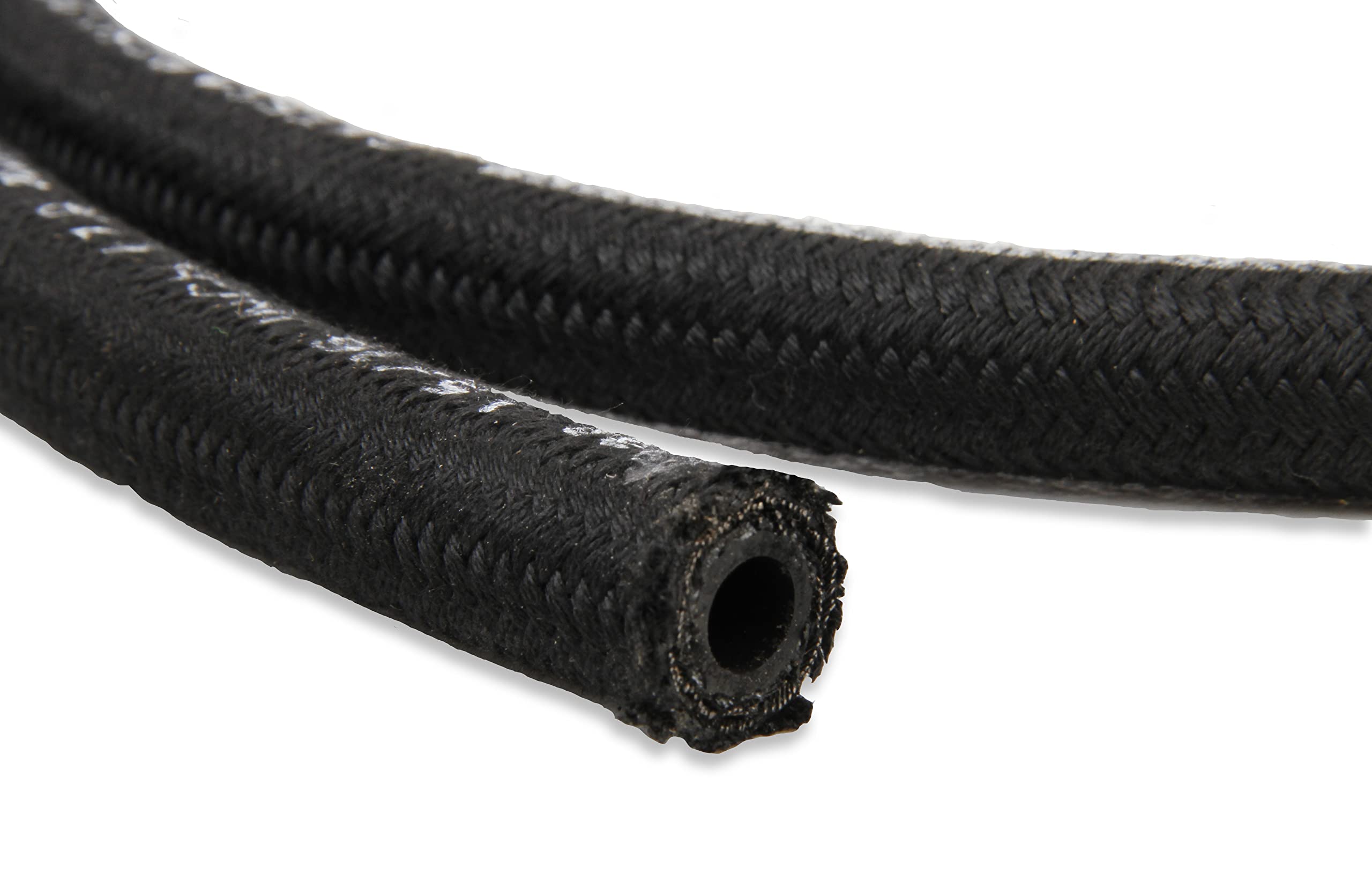-6 Black Earl's Power Steering Hose Per Ft.