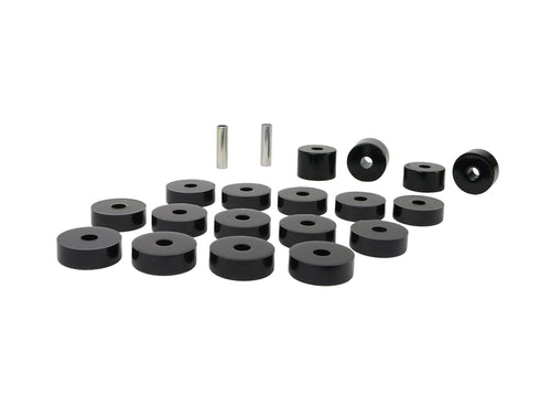 Whiteline Body Mount W93542 Bushing Assembly Compatible with Jeep 74-75 CJ5, Jeep 75 CJ5