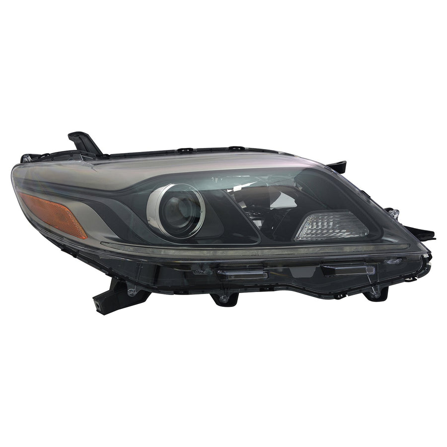 Right TYC Headlight Assembly Compatible with 2015-2019 Toyota Sienna