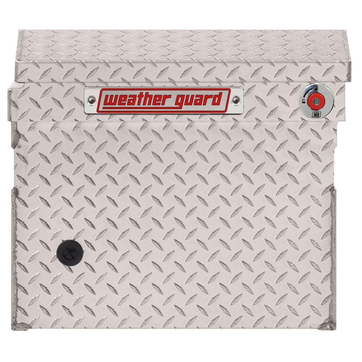 Weather Guard Saddle Truck Box Model 121-0-04, Aluminum, For Full Size Trucks, Low Profile, Clear, 11.0 cu ft capacity
