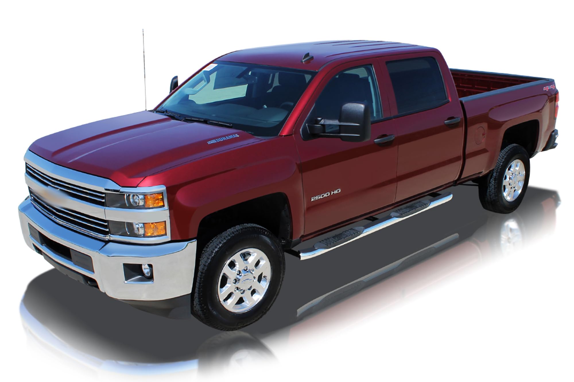 Nissan Titan Crew Cab Raptor Series 1607-0207 (04-17) 5" OE Style Curved SS Oval Steps