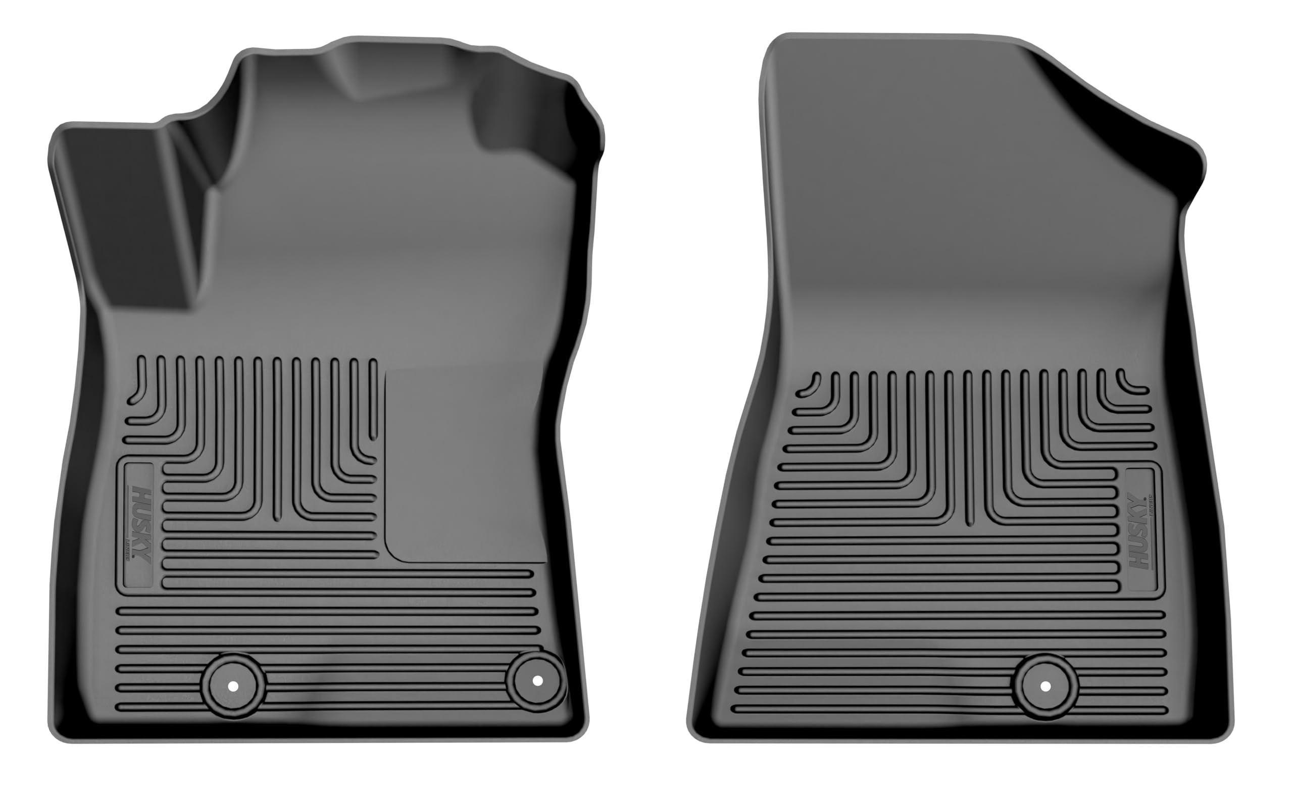 Husky Liners Floor Mats X-act Contour | Fits 2023-2025 Kia NIRO, Hybrid | Front Row, 2-pc Black - 78441