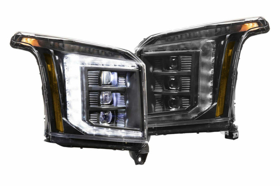 Morimoto LED XB Headlight Housing Upgrade, Fits 2015-2020 GMC Yukon, Plug and Play Replacement, DOT Approved LED Assembly with Switchback Sequential Turn Signals & UV Coated Lens (1x LF545)