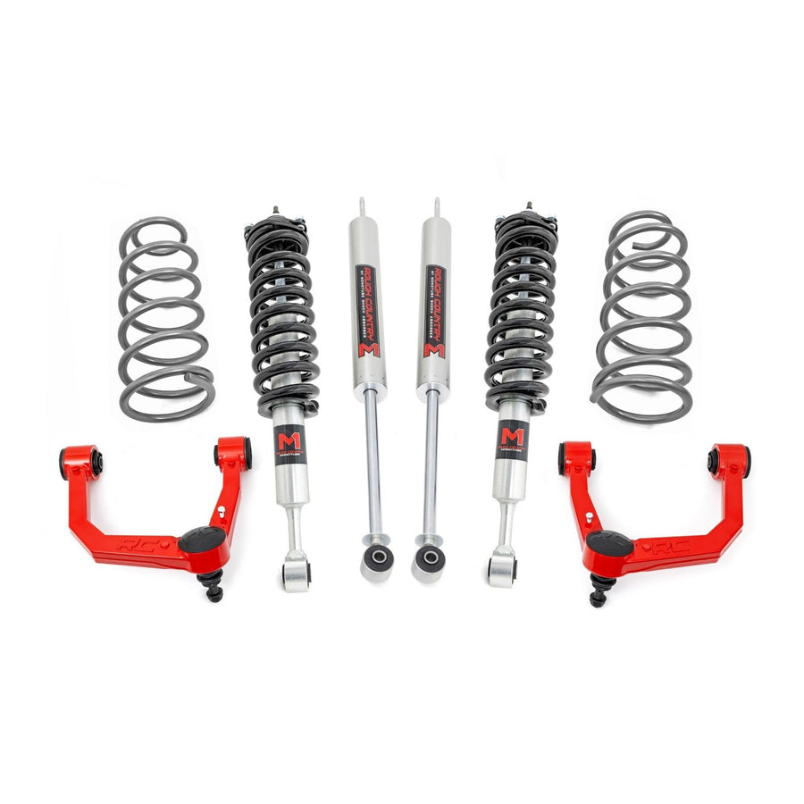 3" Rough Country Suspension Lift Kit for 2010-2024 Toyota 4Runner 4WD - 76642RED