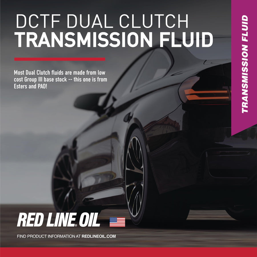 Full Synthetic Red Line High Performance Dual Clutch Transmission Fluid (DCTF) - 1 Quart (12 Pack)