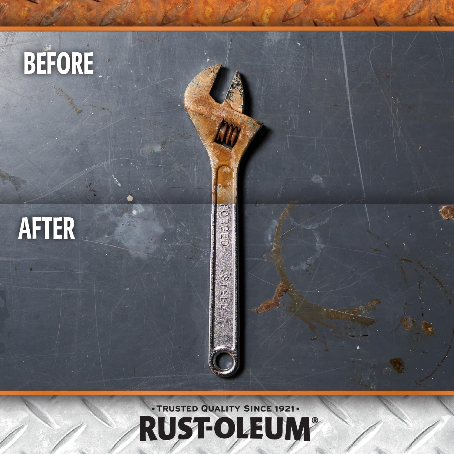 Rust-Oleum Trigger Spray Gel Rust Dissolver | Heavy-Duty Corrosion Remover for Metal Tools, Cars, Bikes, Grills, Bolts, Firearms & More | 32 oz