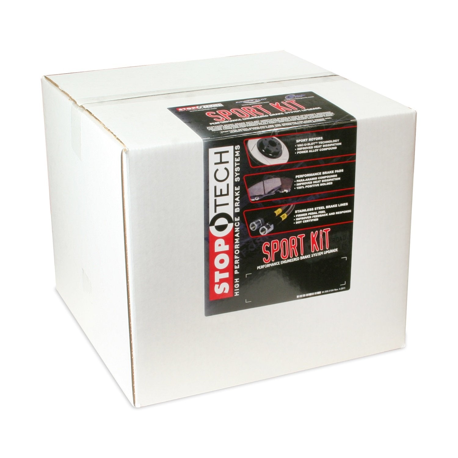 Sport Axle Pack Stoptech 977.51003F, Slotted, Front
