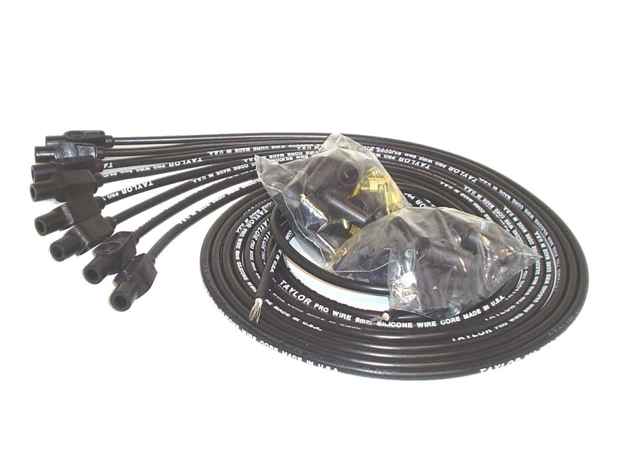 8mm Taylor Cable Black Spark Plug Wire Set 70054