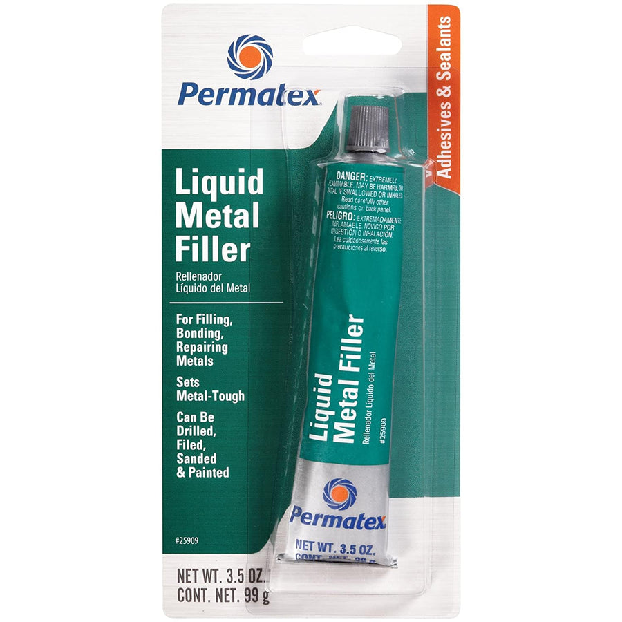 Liquid Metal Filler Permatex 25909, 3.5 oz.