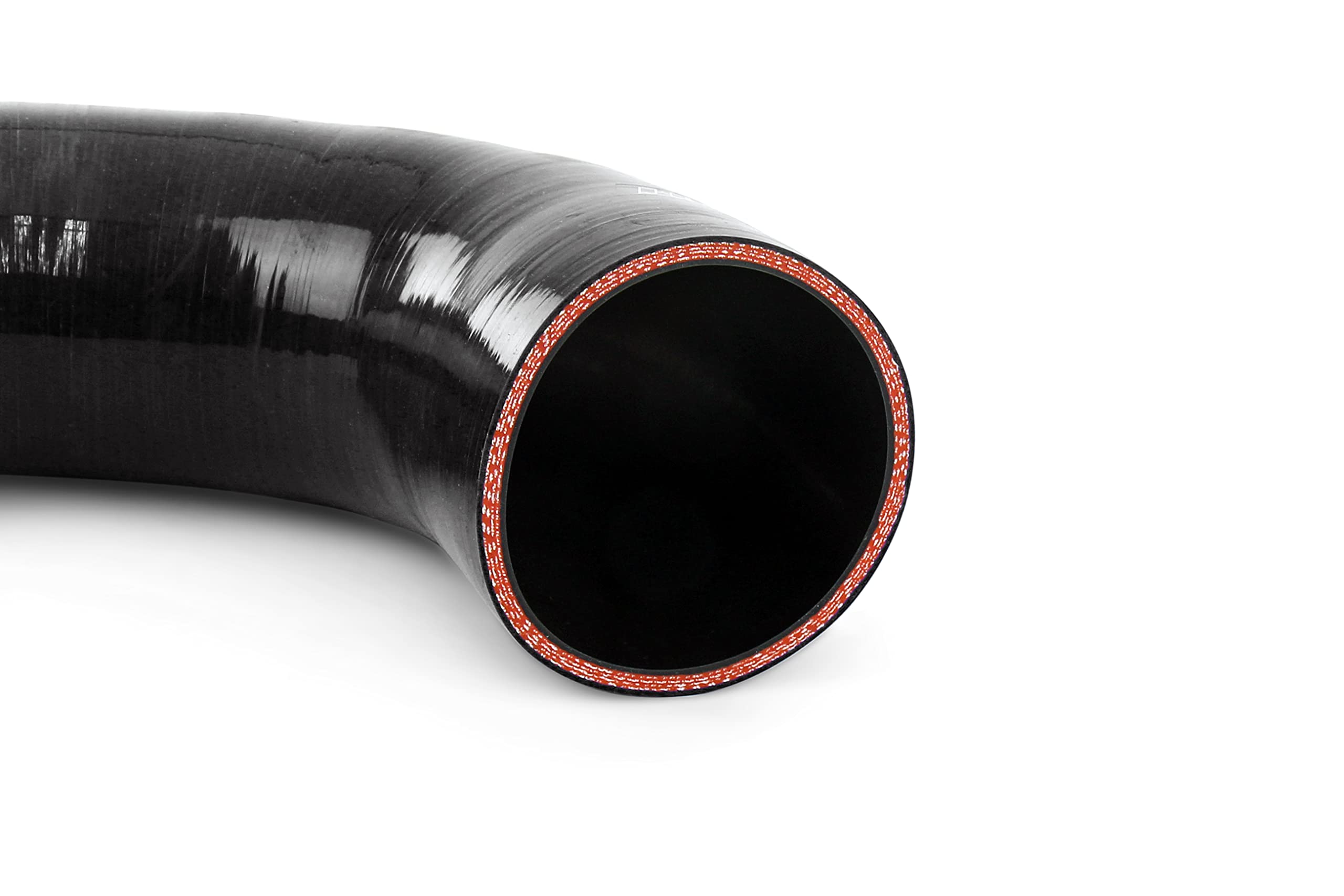 HPS Performance Reinforced Black Silicone Intercooler Hose Boots Kit Compatible for 1995-1998 Nissan Skyline GT-R R33 RB26DETT, 57-2097-BLK