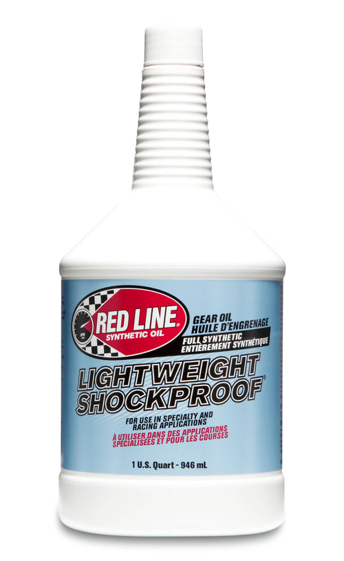 Lightweight Red Line 58404 Shockproof Gear Oil - 1 Quart (12 Pack)