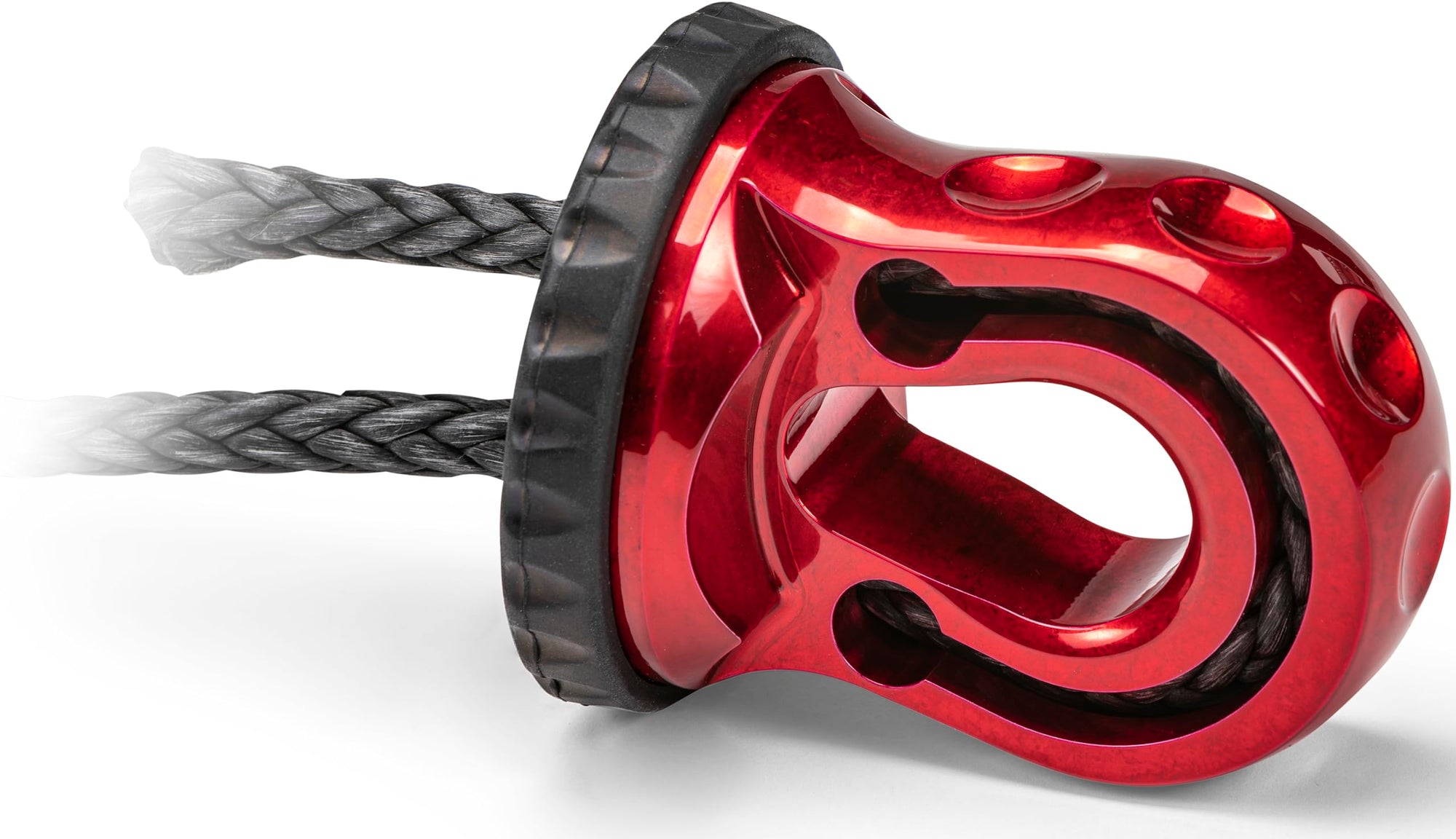 Synthetic Rope Shackle Factor 55 Splicer, Fits Rope up to 1/2" - Red