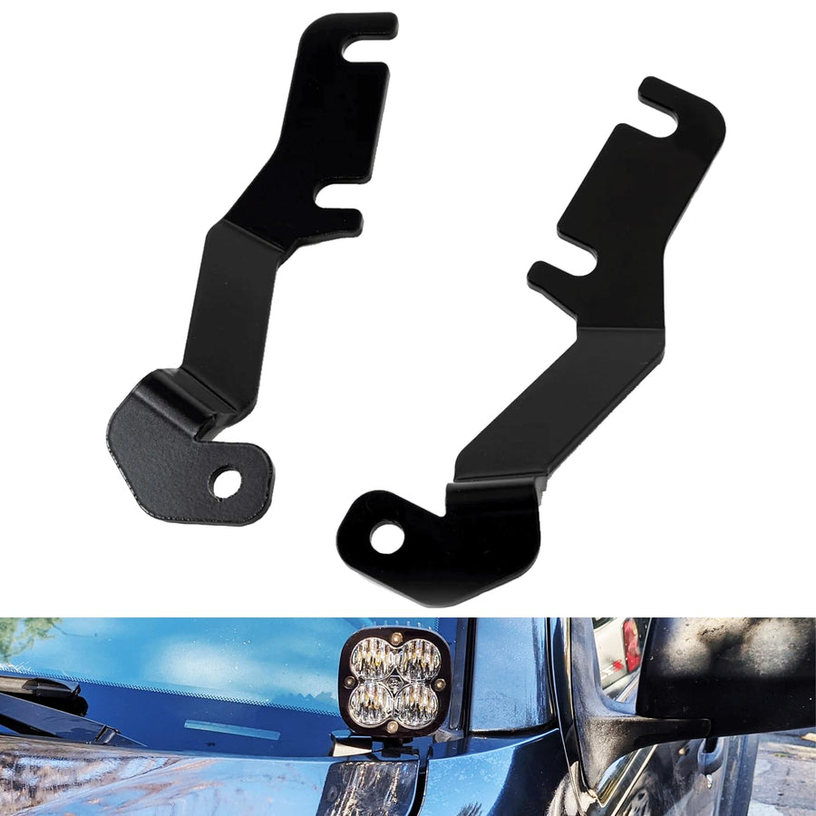 Hood Hinge Light Brackets Grimm Offroad for Toyota Tacoma 2005-2015