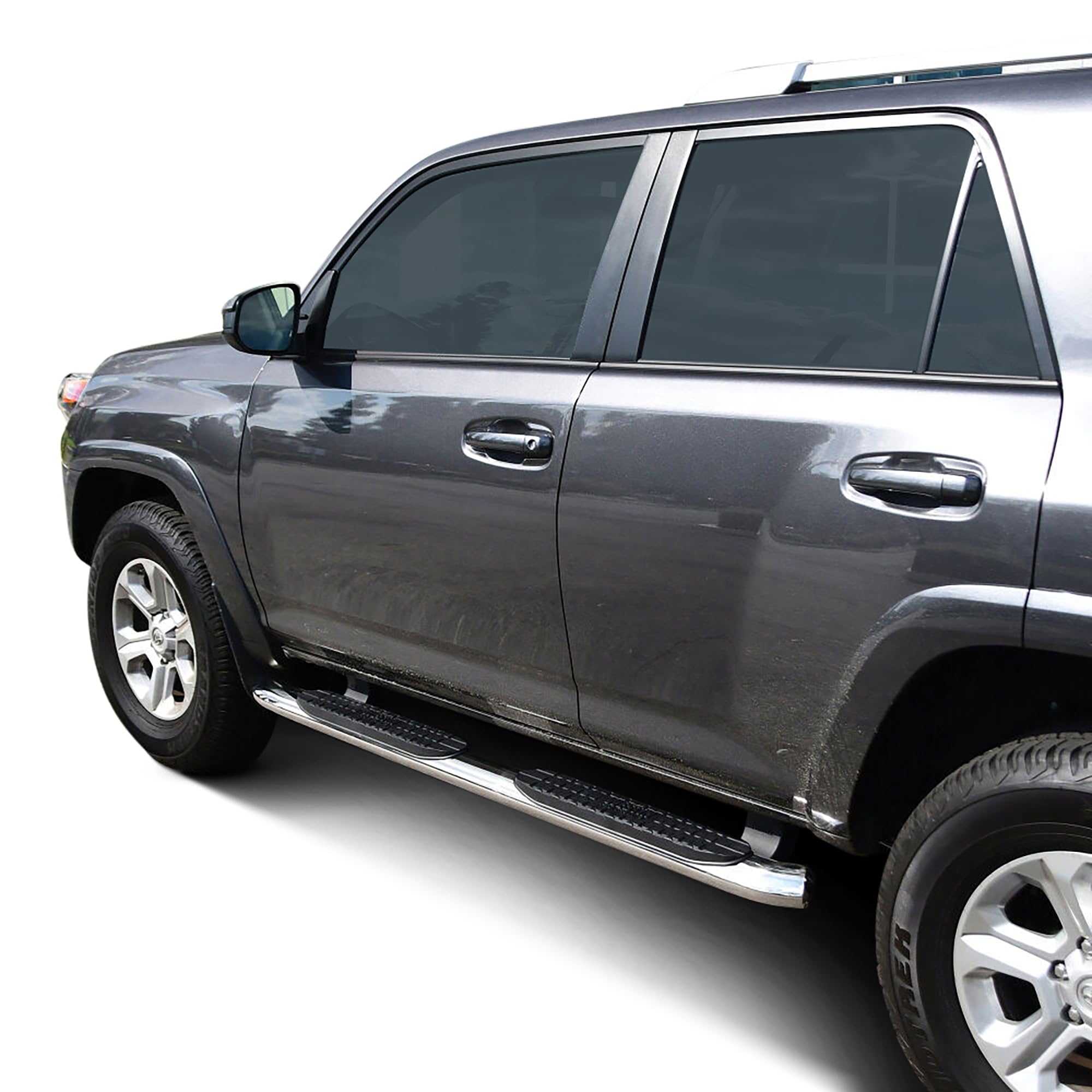 PRO TRAXX 4 Westin Oval Nerf Bars fits 2014-2024 4Runner SR5 TRD/TRD Pro (Exc Limited, Nightshade & TRD Sport) 2010-2017 Trail Edition Polished Pair
