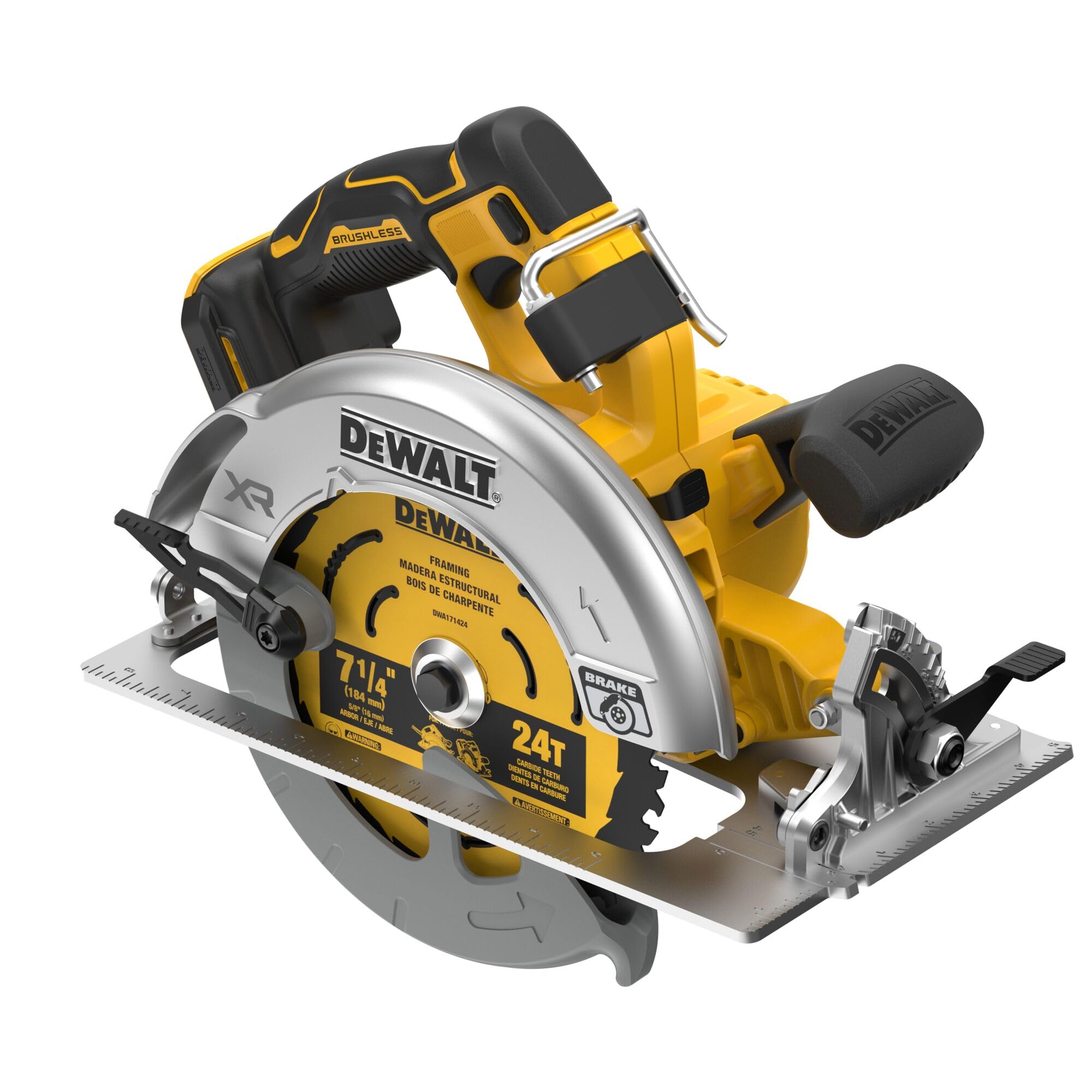 20V MAX XR DEWALT Brushless Cordless 7-1/4 in. Circular Saw, Tool Only (DCS590B)