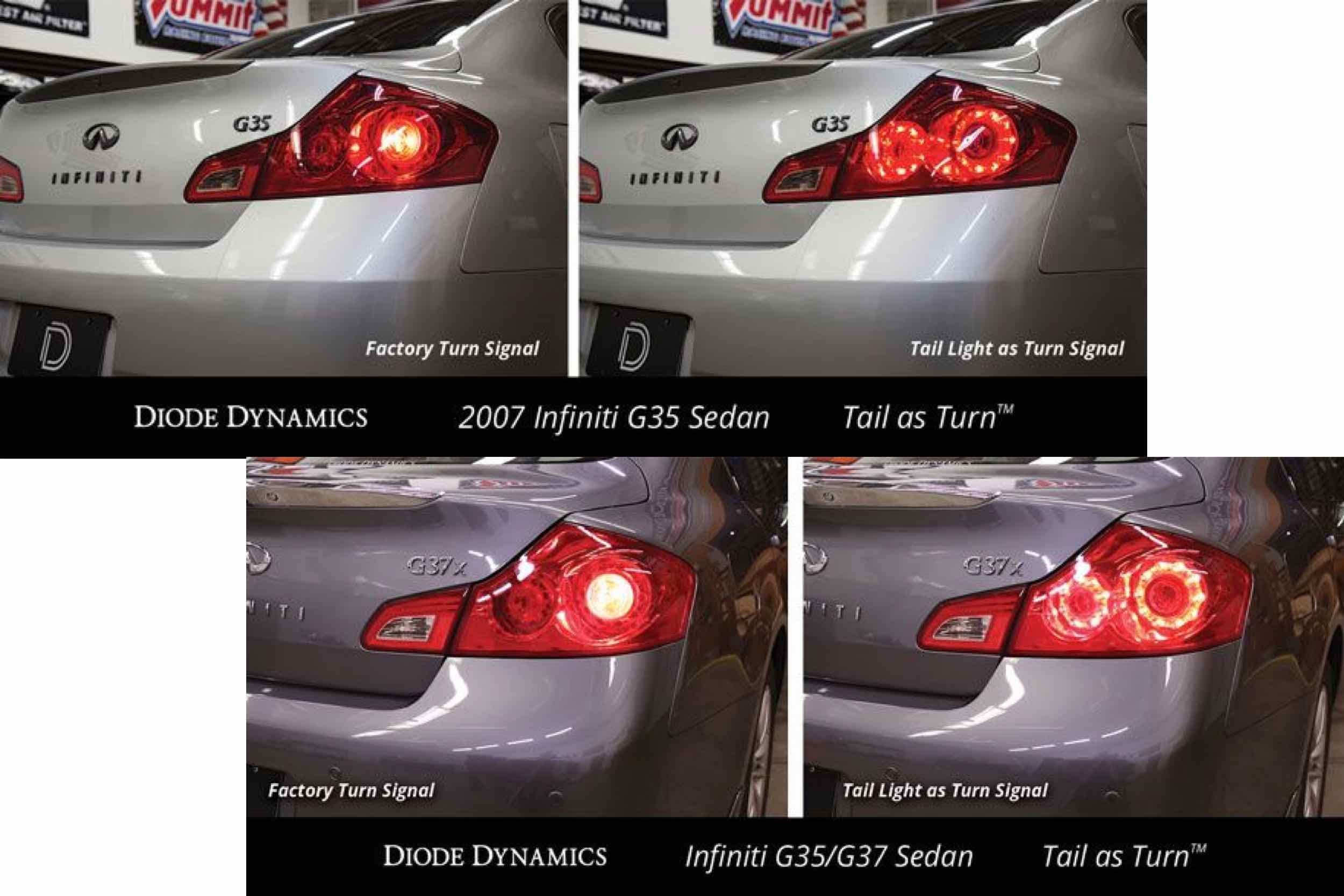 Diode Dynamics G35/G37 Coupe Tail as Turn Kit