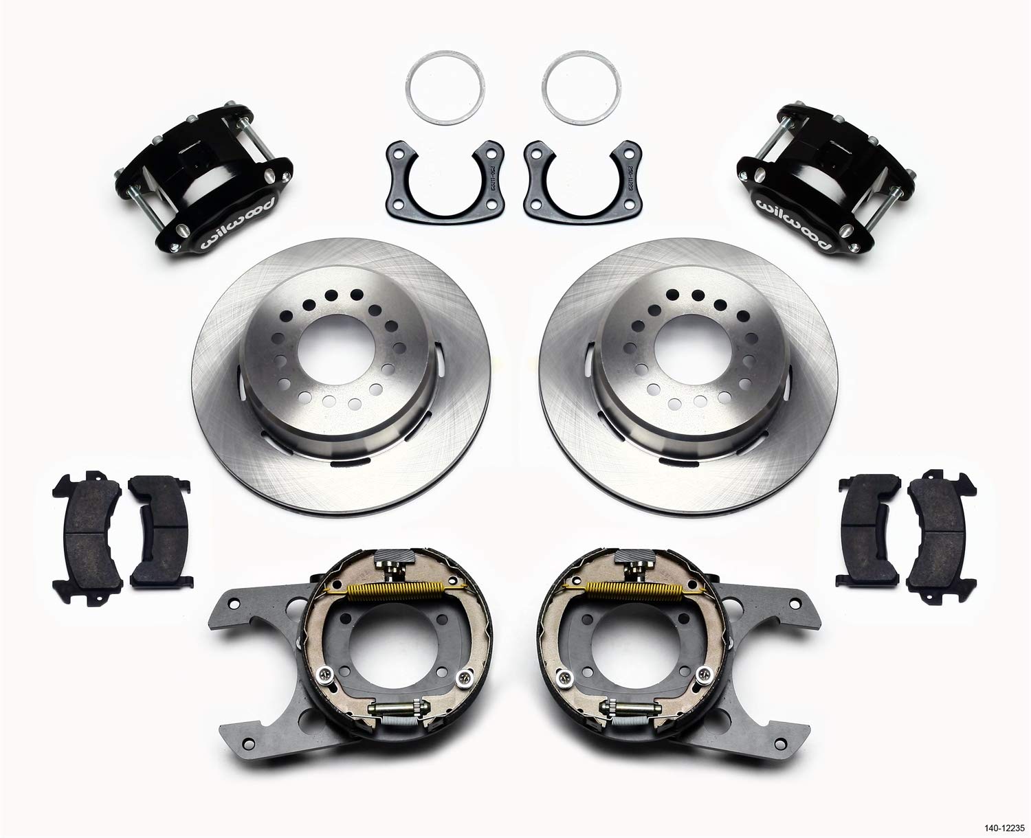 P/S D154 Park Brake Kit, Red