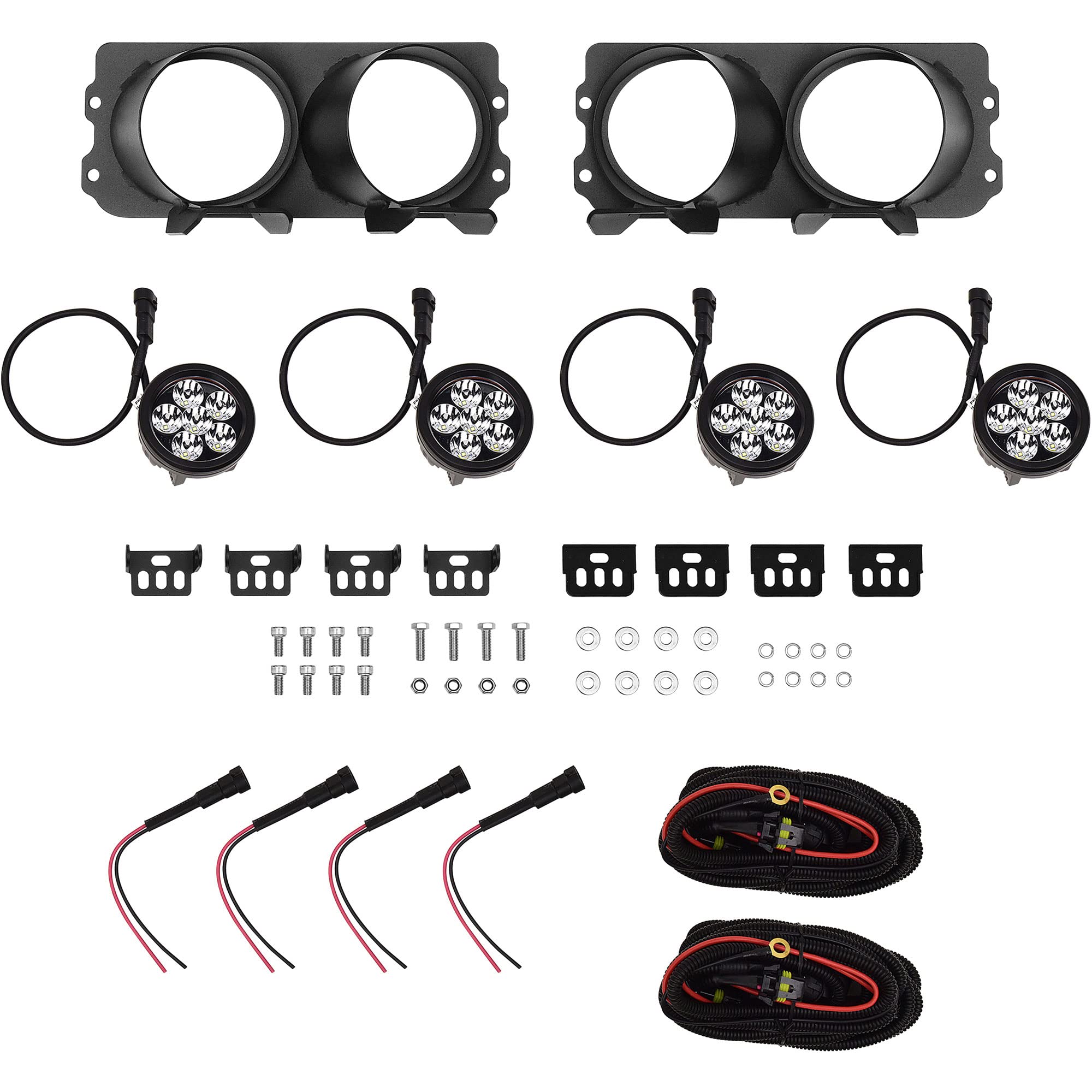 58-9905 Westin Outlaw/Pro-Mod Bumper Light Kit Round LED Light