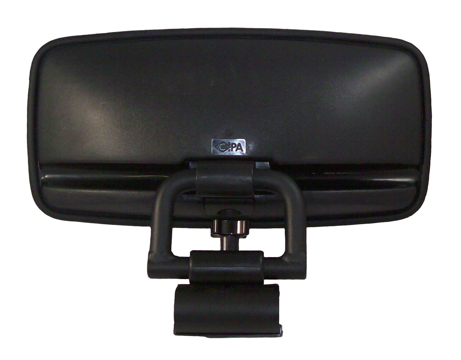 Marine CIPA 01874 7" x 14" Mirror with Round Bracket, black