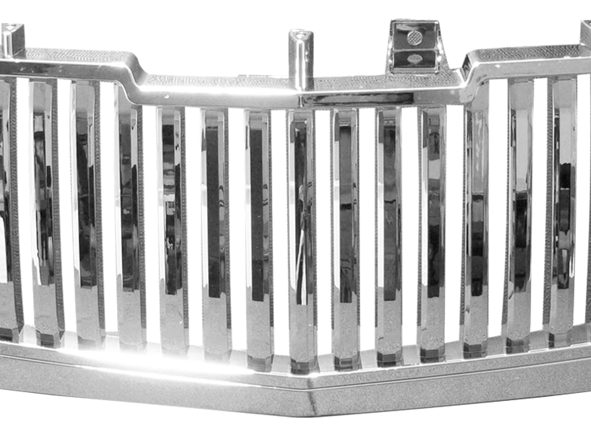 7146921 Armordillo USA Vertical Front Hood Grille - Chrome Fits 2002-2006 Cadillac Escalade