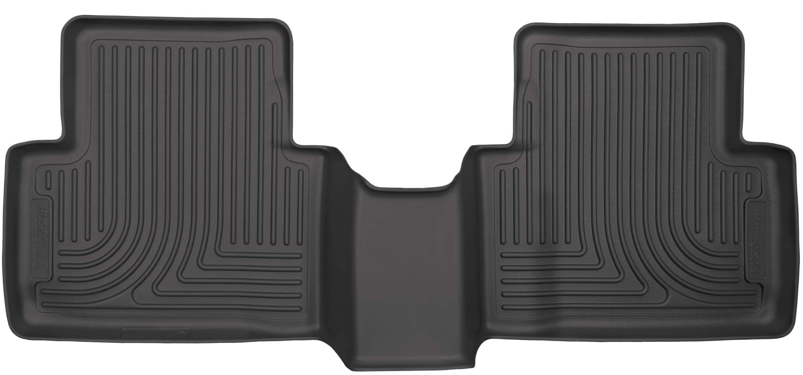 Weatherbeater Husky Liners Floor Mats | Fits 2016-2021 Honda Civic, Sedan;2016-2020 Civic, Coupe 2017-2021 Civic, Hatchback; 2019-2021 Honda Insight | 2nd Row, 1-pc Black - 14451