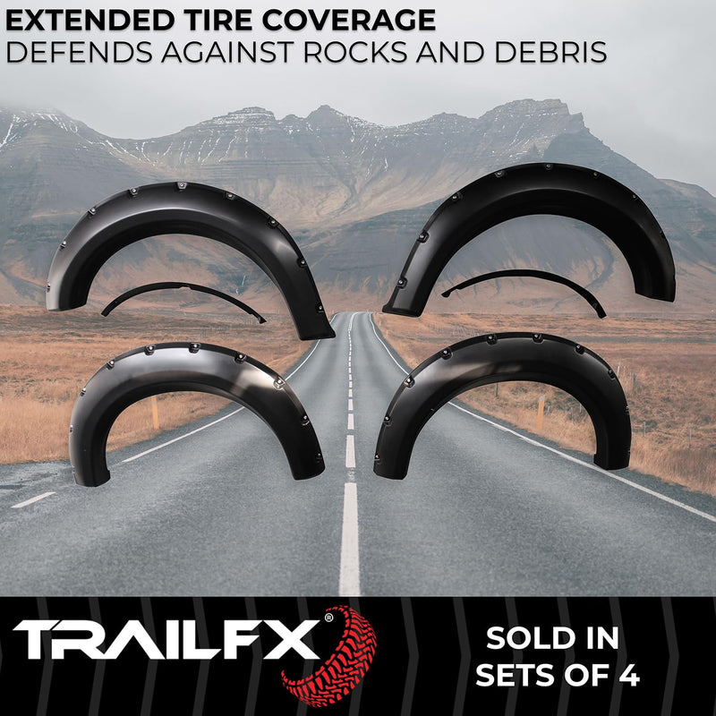 Pocket Style Flare Smooth Set Of 4 Trailfx TFF3002S