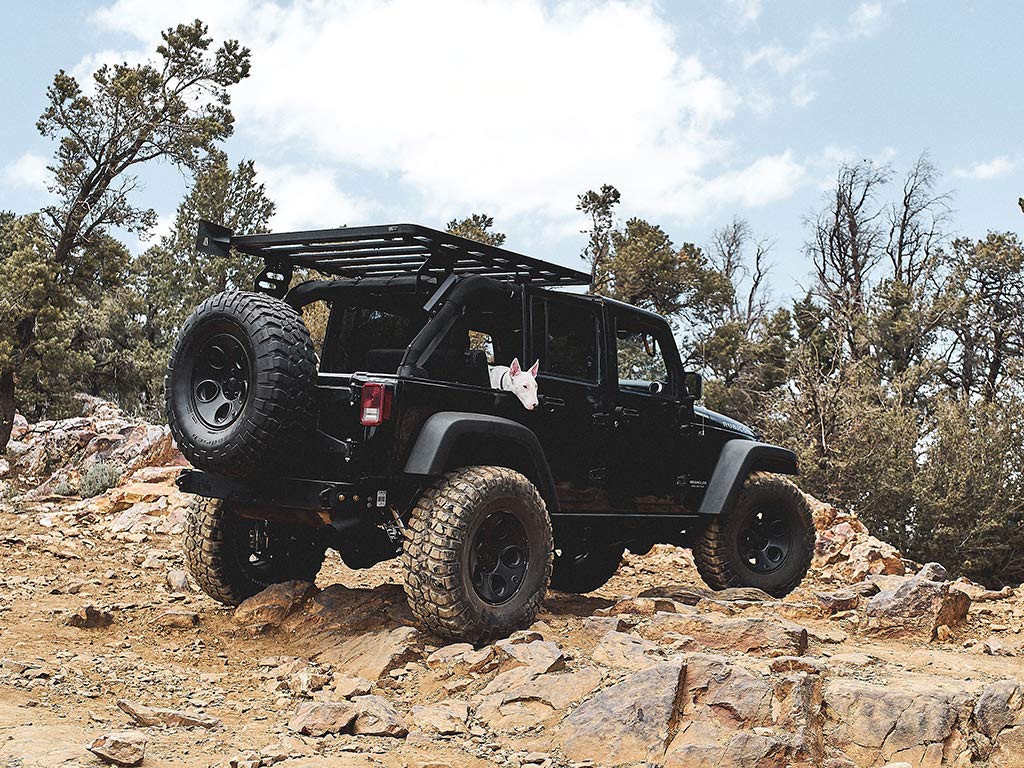 Extreme Slimline II Front Runner 1/2 Roof Rack Kit Compatible with Wrangler JK 4 Door (2007-2018)