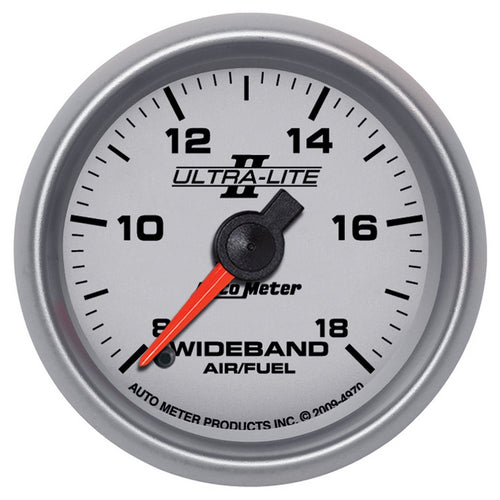 Auto Meter Ultra-Lite II 2-1/16" Wideband Air/Fuel Ratio Analog Gauge 4970