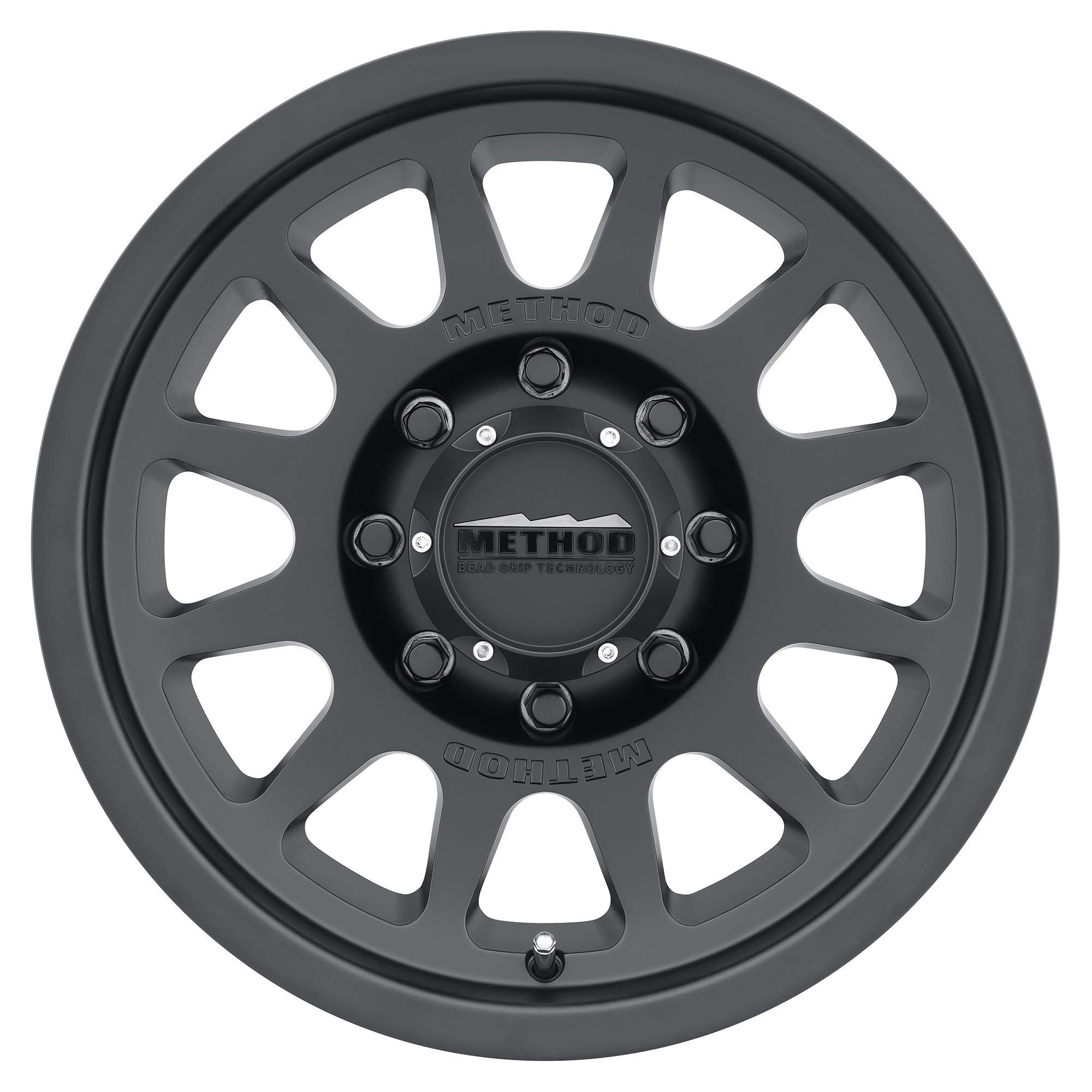 703 Method Race Wheels Matte Black 17x8.5" 8x6.5", 0mm offset 4.75" Backspace, MR70378580500