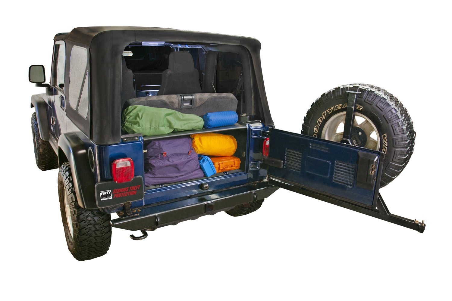 Cargo Enclosure - Tuffy Security Products | Standard for Jeep Wrangler TJ | 1997-2006