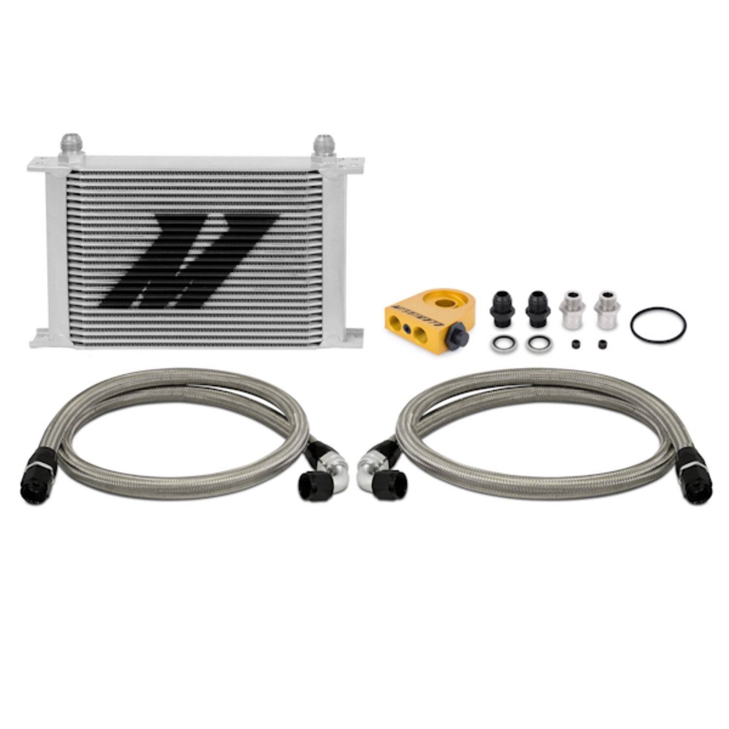 MMOC-UHT Mishimoto Universal Thermostatic Oil Cooler Kit, 25 Row Silver
