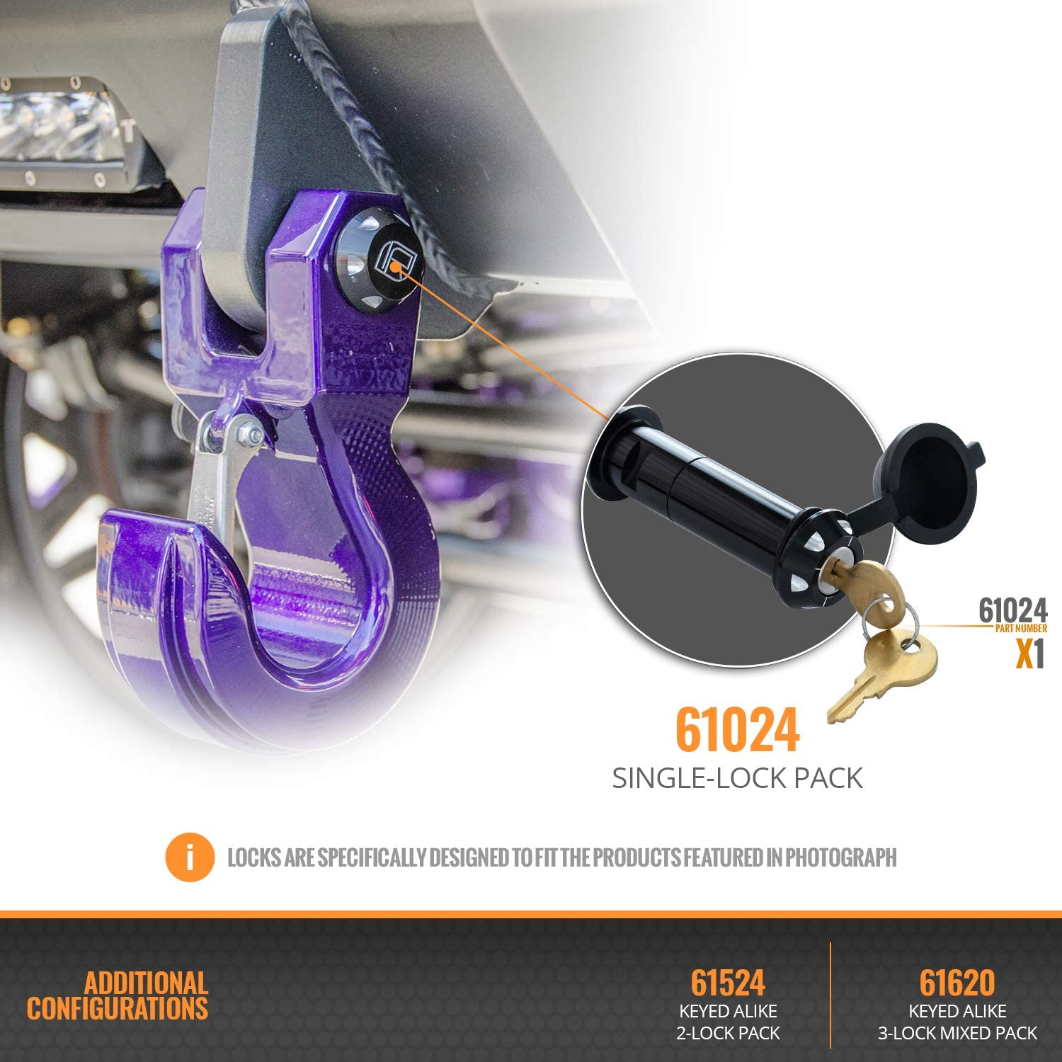 61024 InfiniteRule Security | Hook Lock for Monster Hook Swivel Hook and Hammerhead Hook