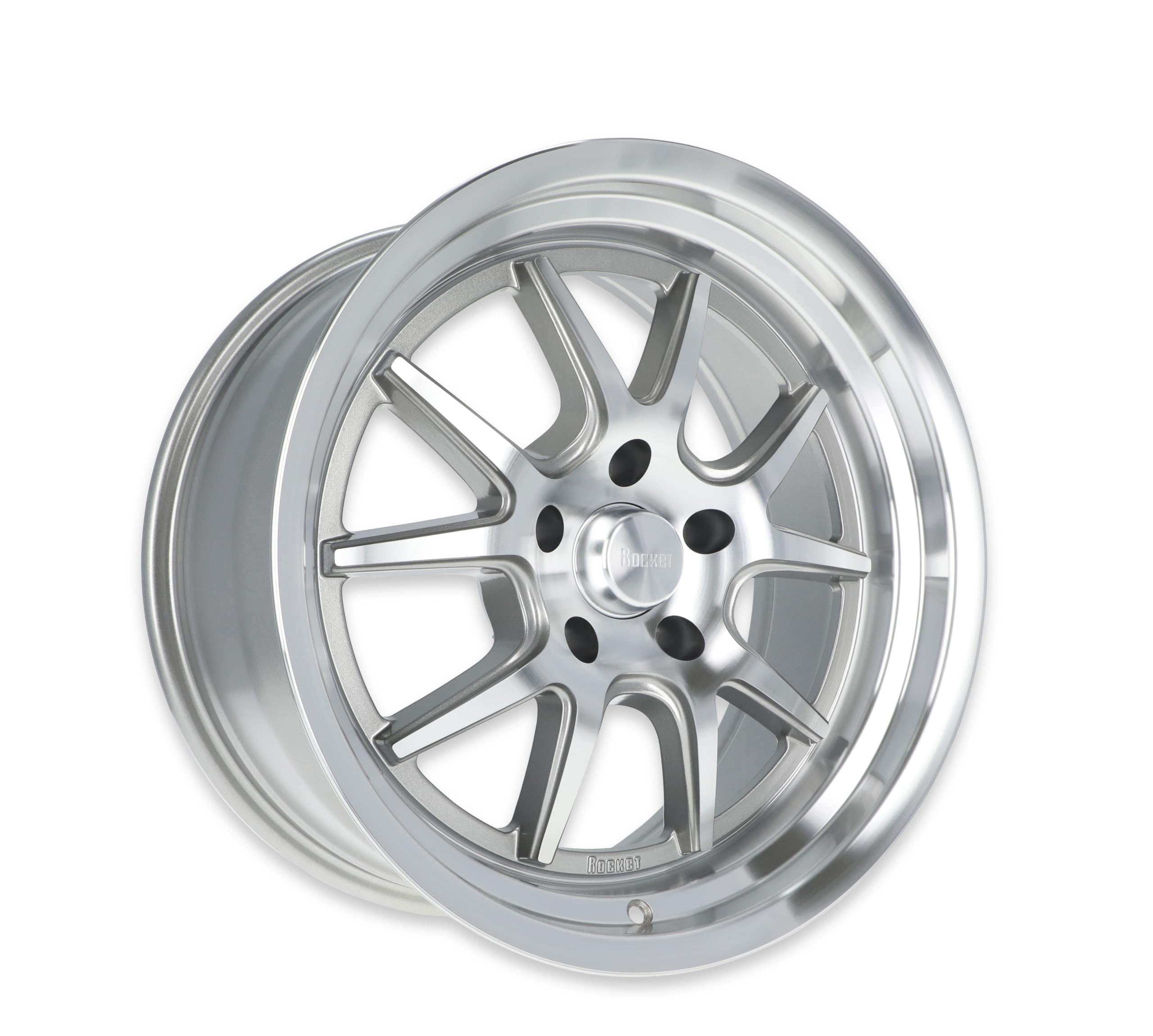 TTR19-896150 Rocket Racing Wheels 18x9 Attack Machined 5x4.75 5.0 bs