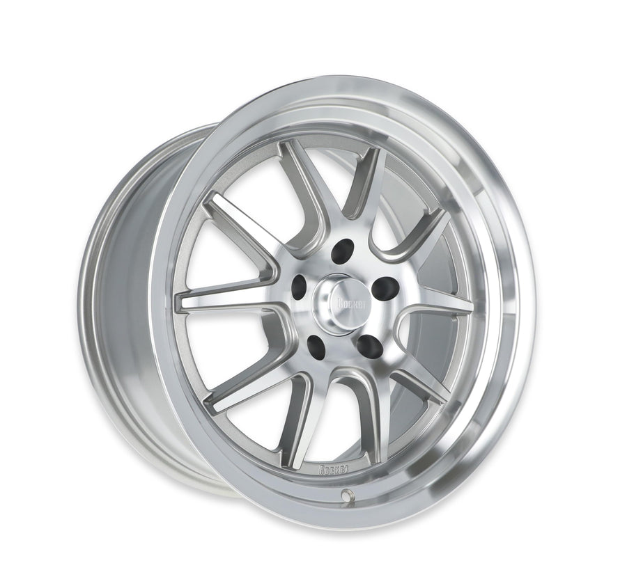 TTR19-896150 Rocket Racing Wheels 18x9 Attack Machined 5x4.75 5.0 bs