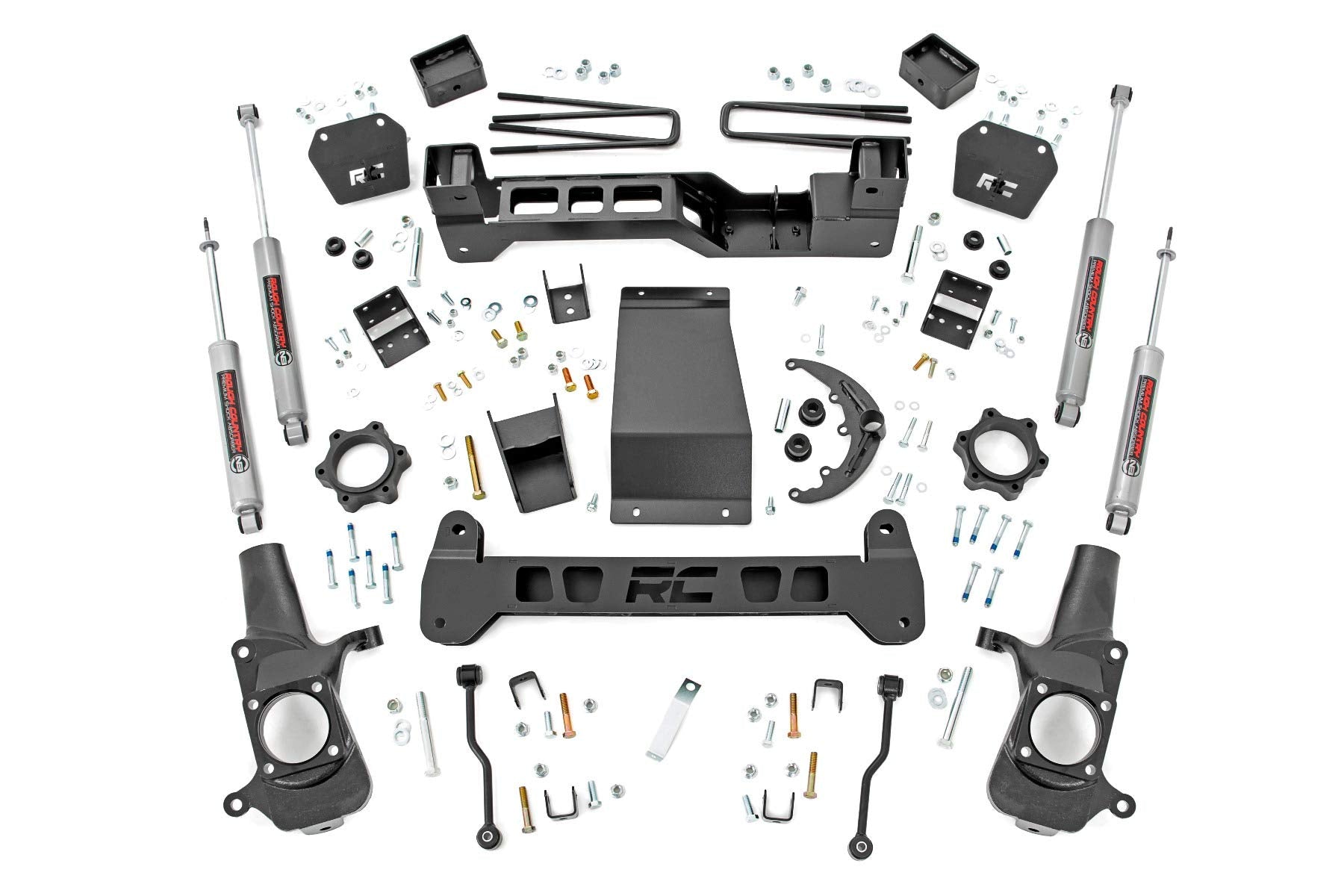 6" Rough Country Lift Kit for 2001-2006 Chevy/GMC 1500HD | 99-04 2500-25930A