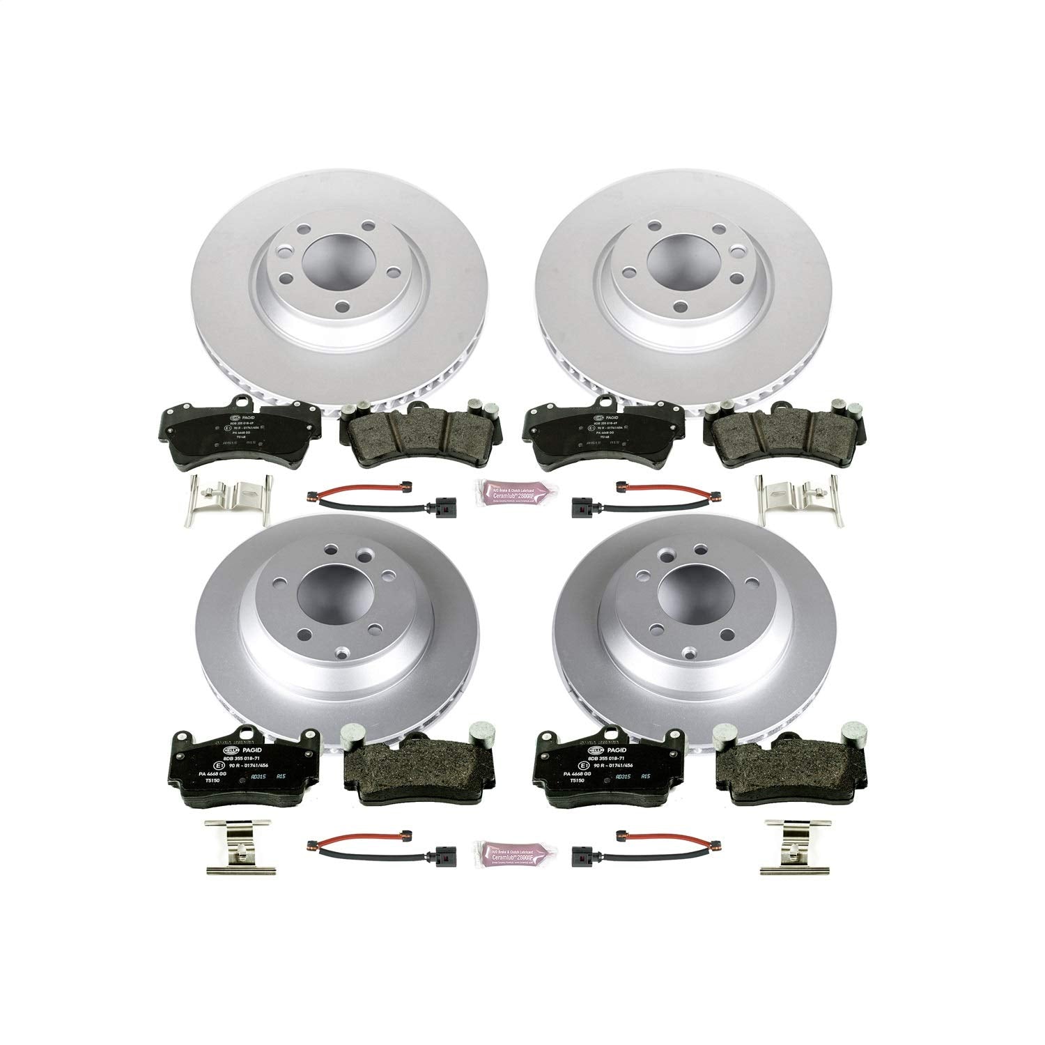 Euro-Stop Power Stop Brake Kit and 2 Front & 2 Rear Sensor Wires