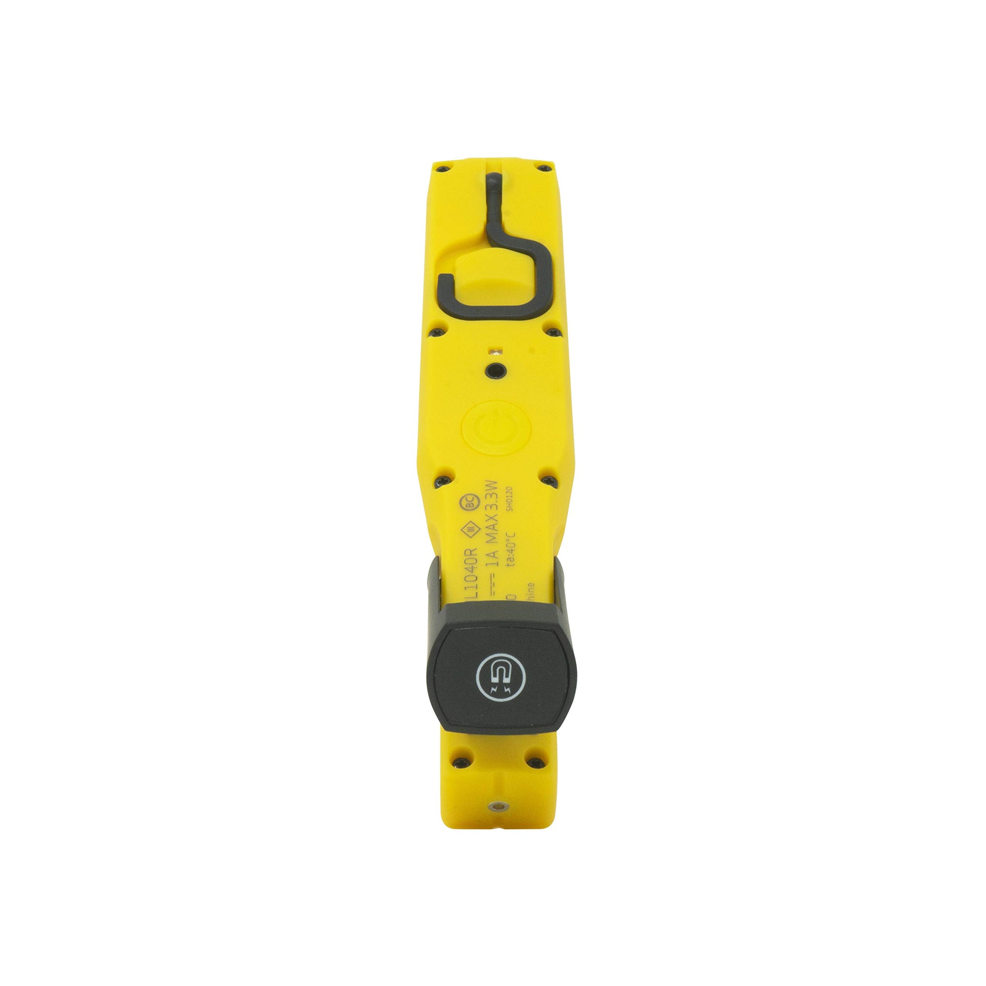 400 Lumen Yellow Jacket LED Rechargeable Handheld Task Light with Magnetic Base and Hang Hook, HHL1040R