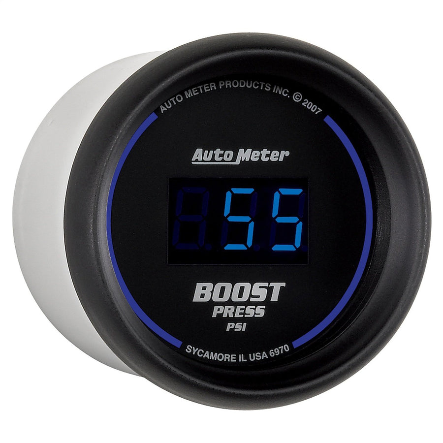 Cobalt Auto Meter 6970 Digital Boost Gauge,2.3125 in.