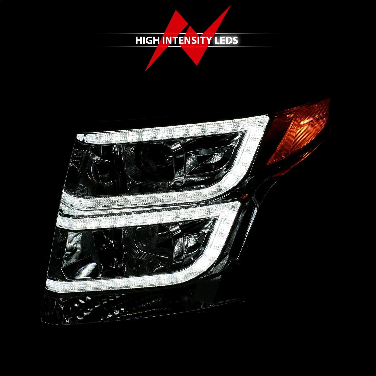 111493 Anzo USA Projector Headlamps Fits Chevrolet Tahoe