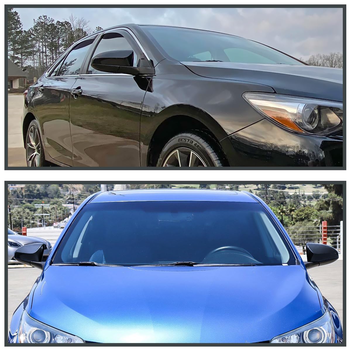 5-Pin Black Power Heated Fold Right Passenger Side Mirror Spec-D Tuning Compatible with 2015-2018 Toyota Camry
