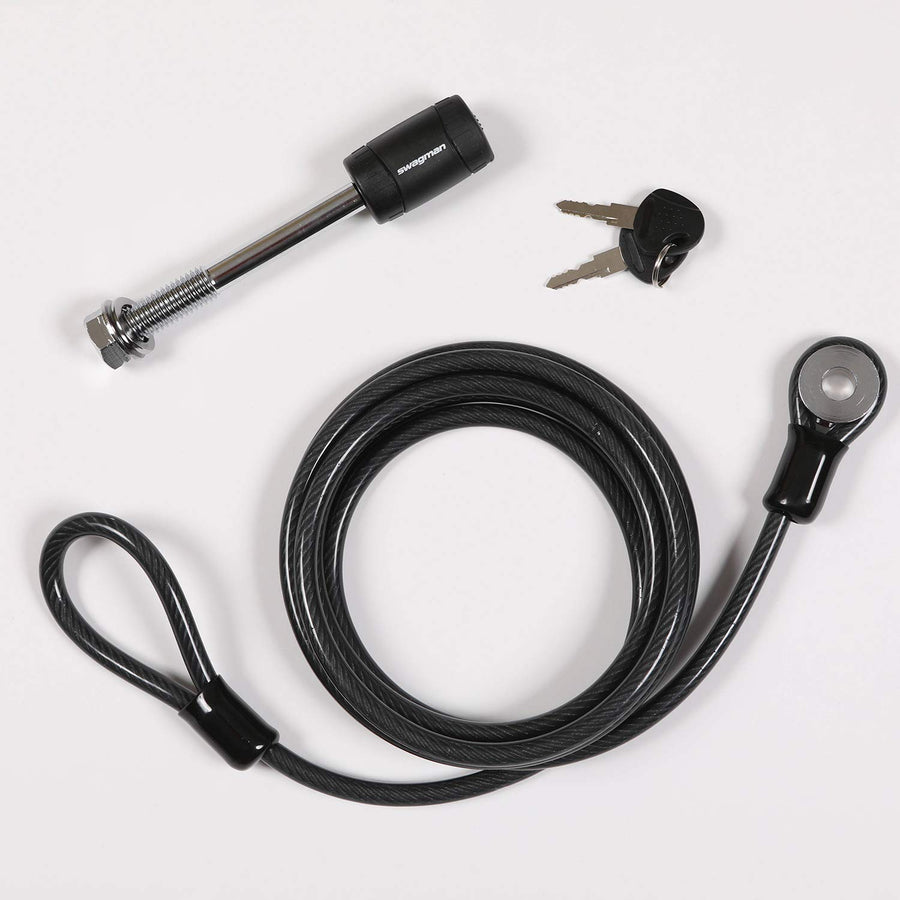 Swagman 6.5' Cable and Anti-Wobble 1/2" Threaded Hitch Pin