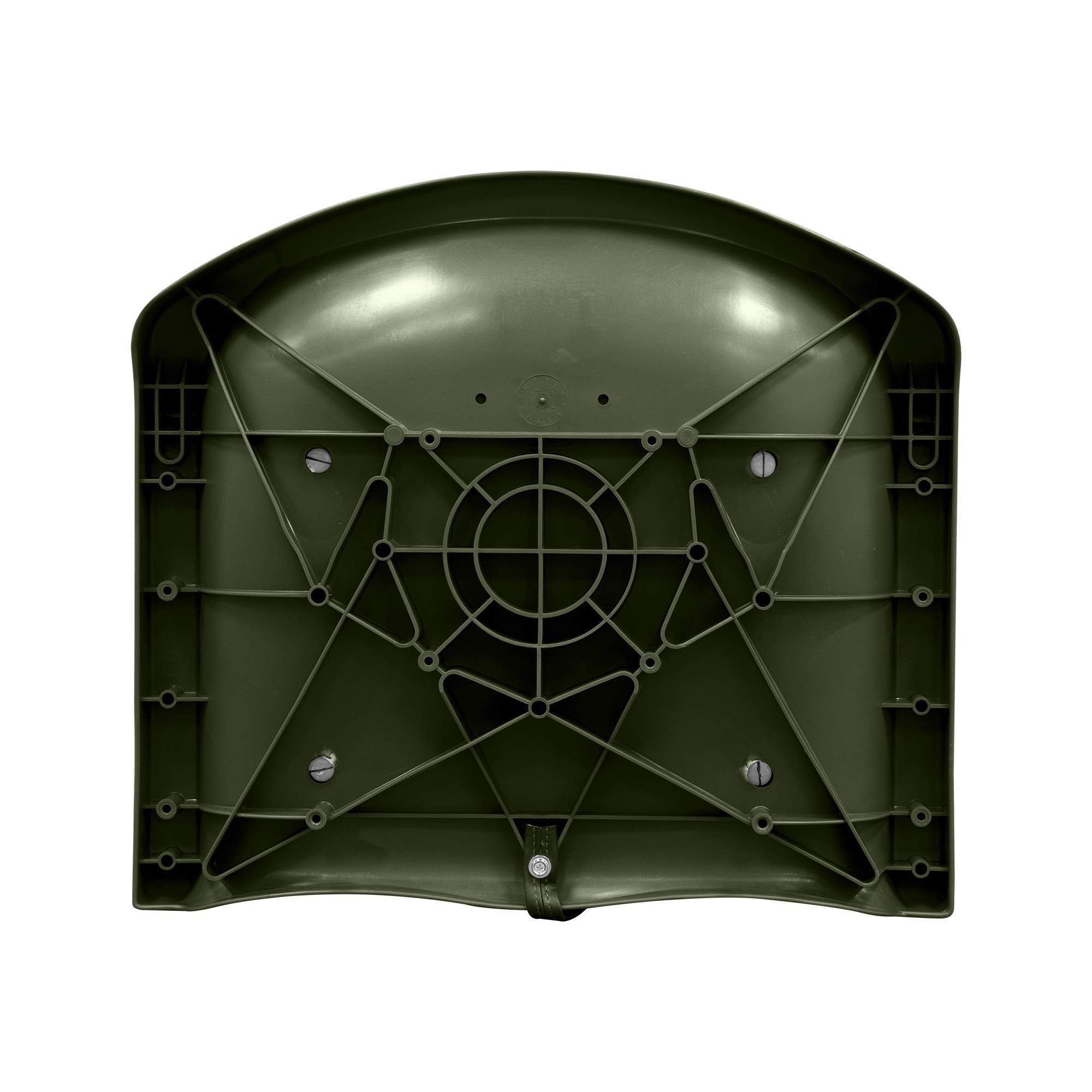 Molded Fishing Boat Seat Wise 8WD139LS-011 with Marine Grade Cushion Pads, Green Shell, Green/Sand Cushion