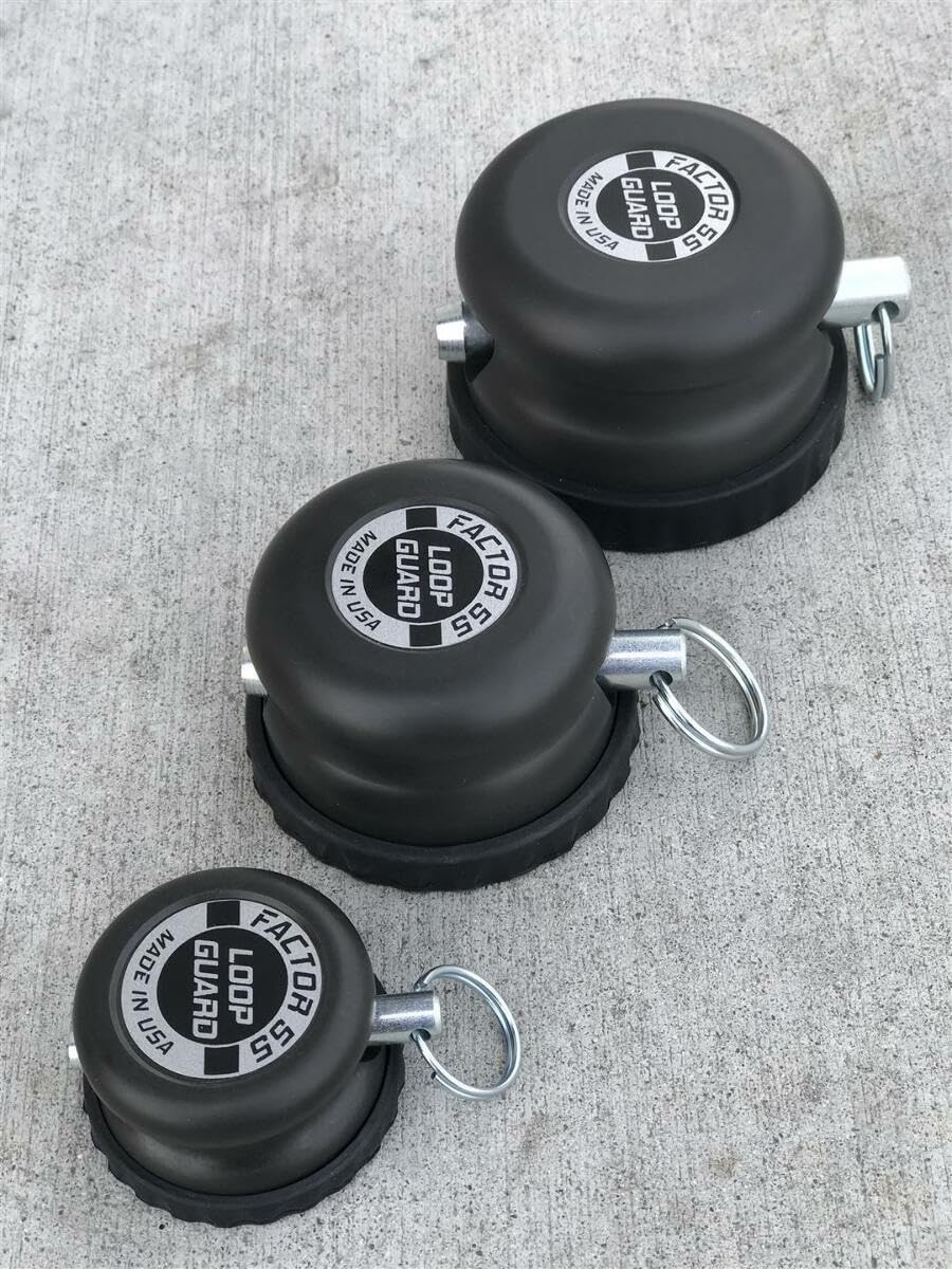Loop Guard Factor 55 Standard (Truck/SUV), Fits Steel Cable/Rope to 7/16 Diameter - Gray